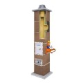 KOMPLETNY KOMIN IZOLOWANY LEIER 4 MB FI 160