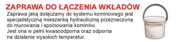 Zaprawa do łączenia elementów systemu kominowego Uniwersal